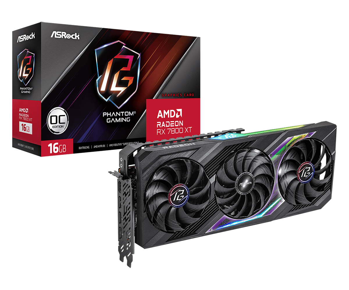 New Cooling Fan Case Replacement For Asrock AMD Radeon RX 6700 XT 6800xt  Phantom Gaming Cooler Fan with case and RGB