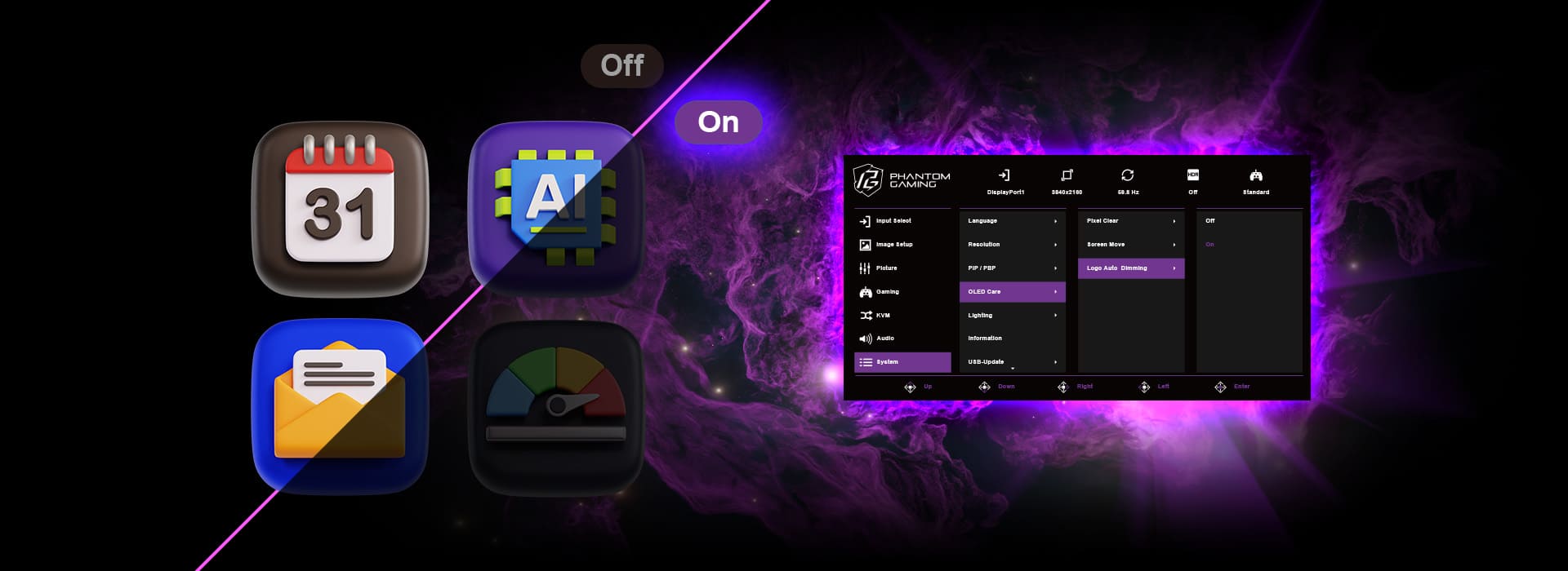 MNr Logo Brightness Dimming