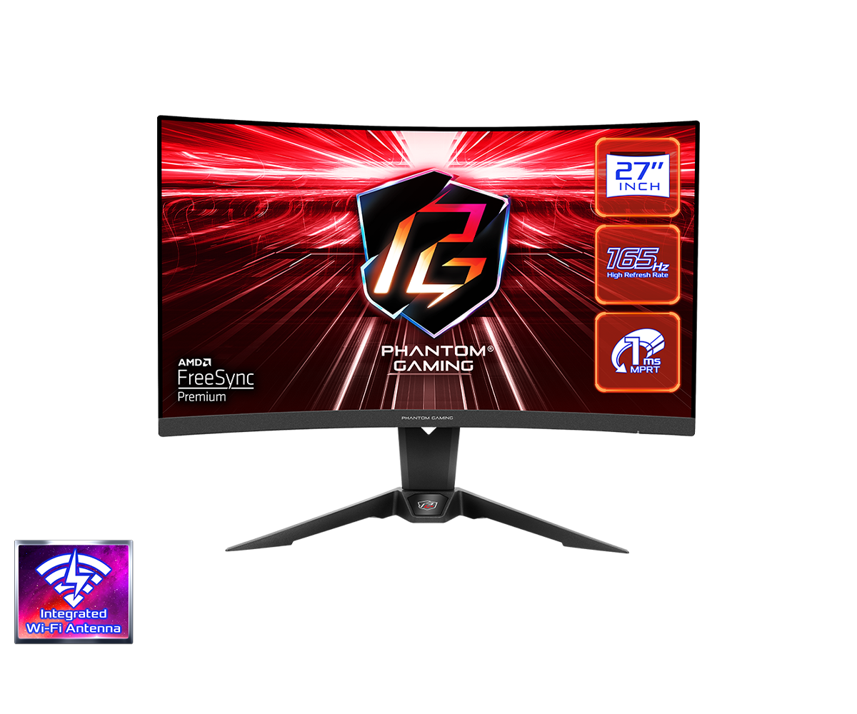Xgaming 27-inch 165Hz/144Hz Curved Gaming Monitor, Ultra Wide 16:9