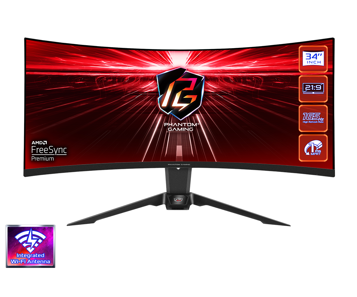 Monitor Gamer ASRock Phantom Gaming 27 FHD IPS HDR 165Hz 1ms AMD