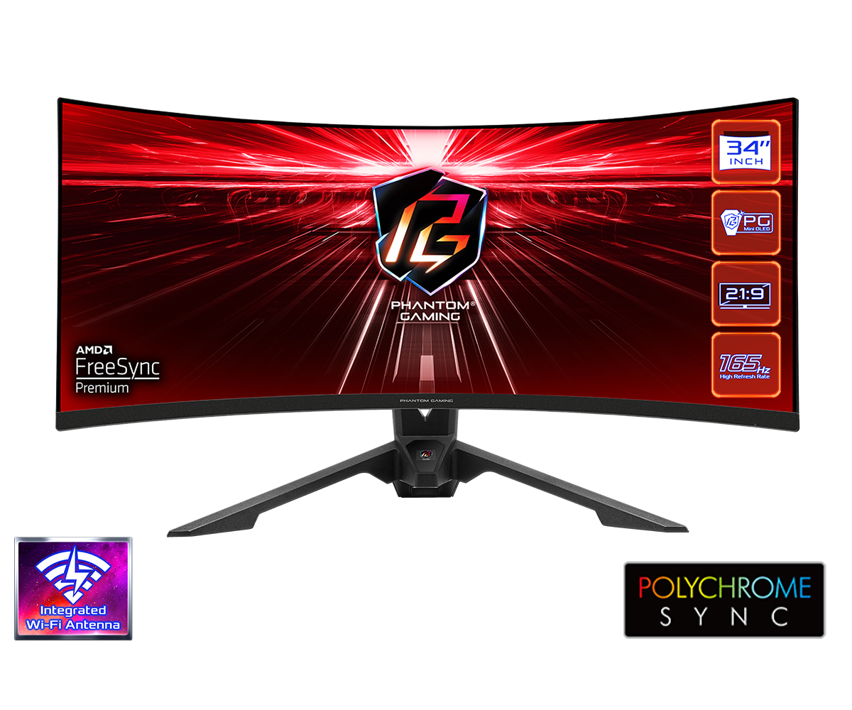 Moniteur 34'' UltraWide™ Full HD IPS 21:9 avec AMD FreeSync™