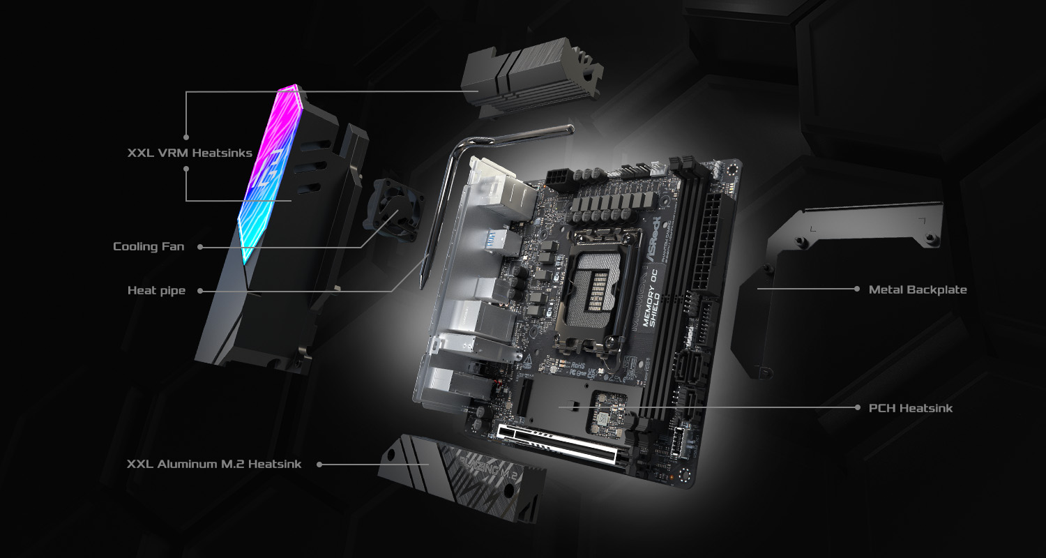 Composite VRM Heatsink