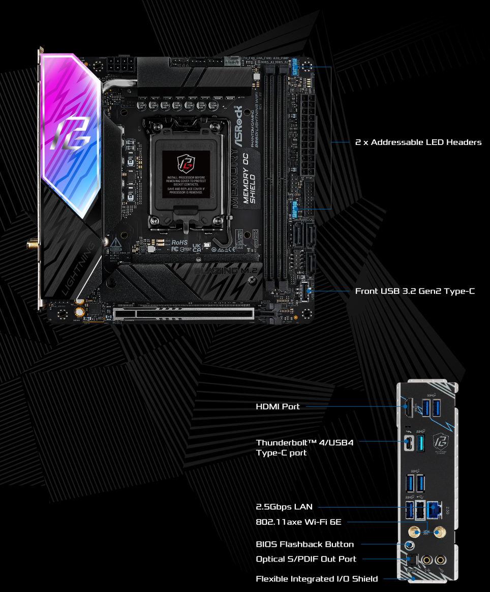 ASRock | B860I Lightning WiFi