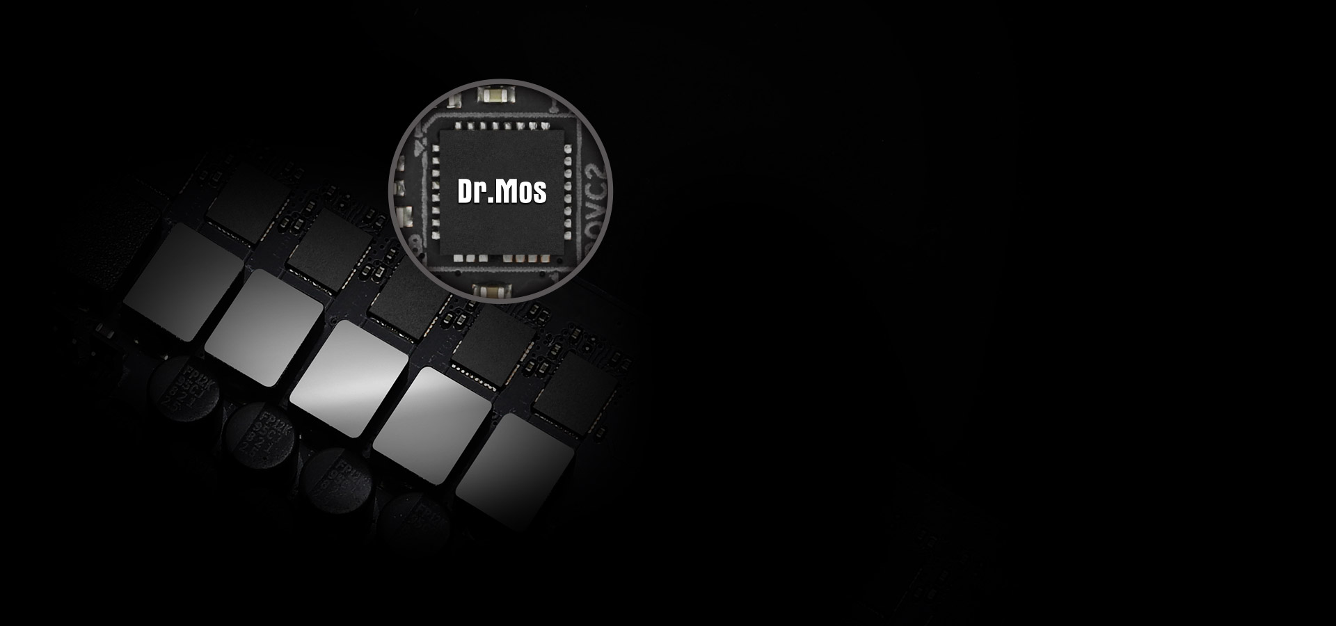 Tecnologia 90A Dr.MOS da ASRock B550 Phantom Gaming-ITX/ax