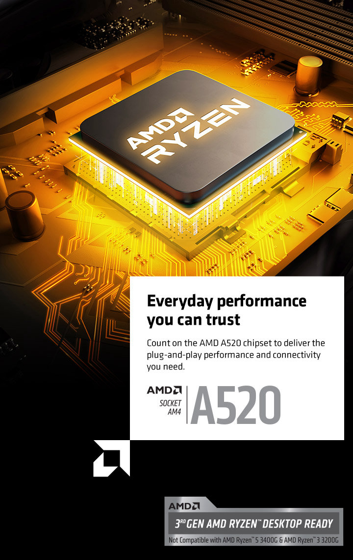 ASRock A520M Phantom Gaming 4