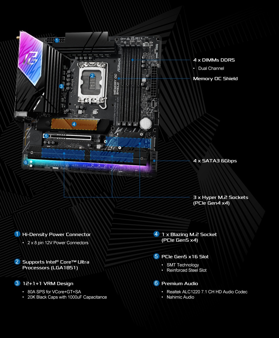 ASRock | B860M Lightning WiFi