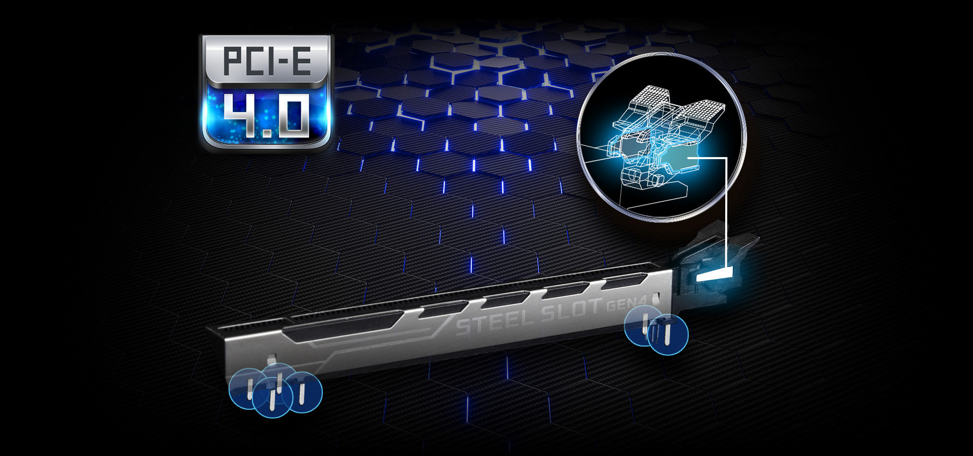 Reinforced Steel Slot [PCIe 4.0 Version]