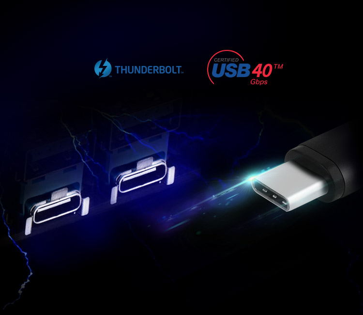 Thunderbolt™ 4/USB 4.0 Type-C