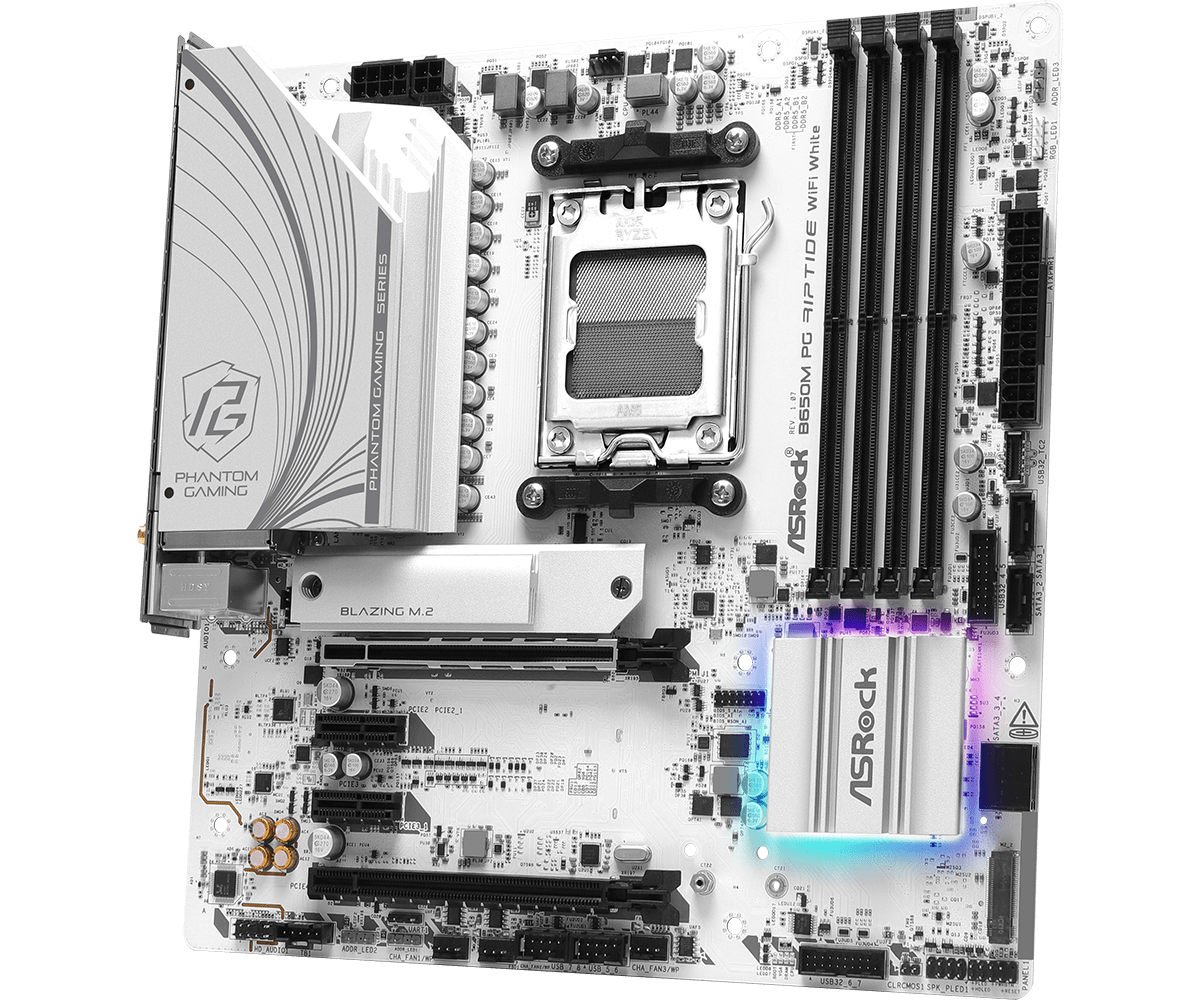 ASRock | B650M PG Riptide WiFi White