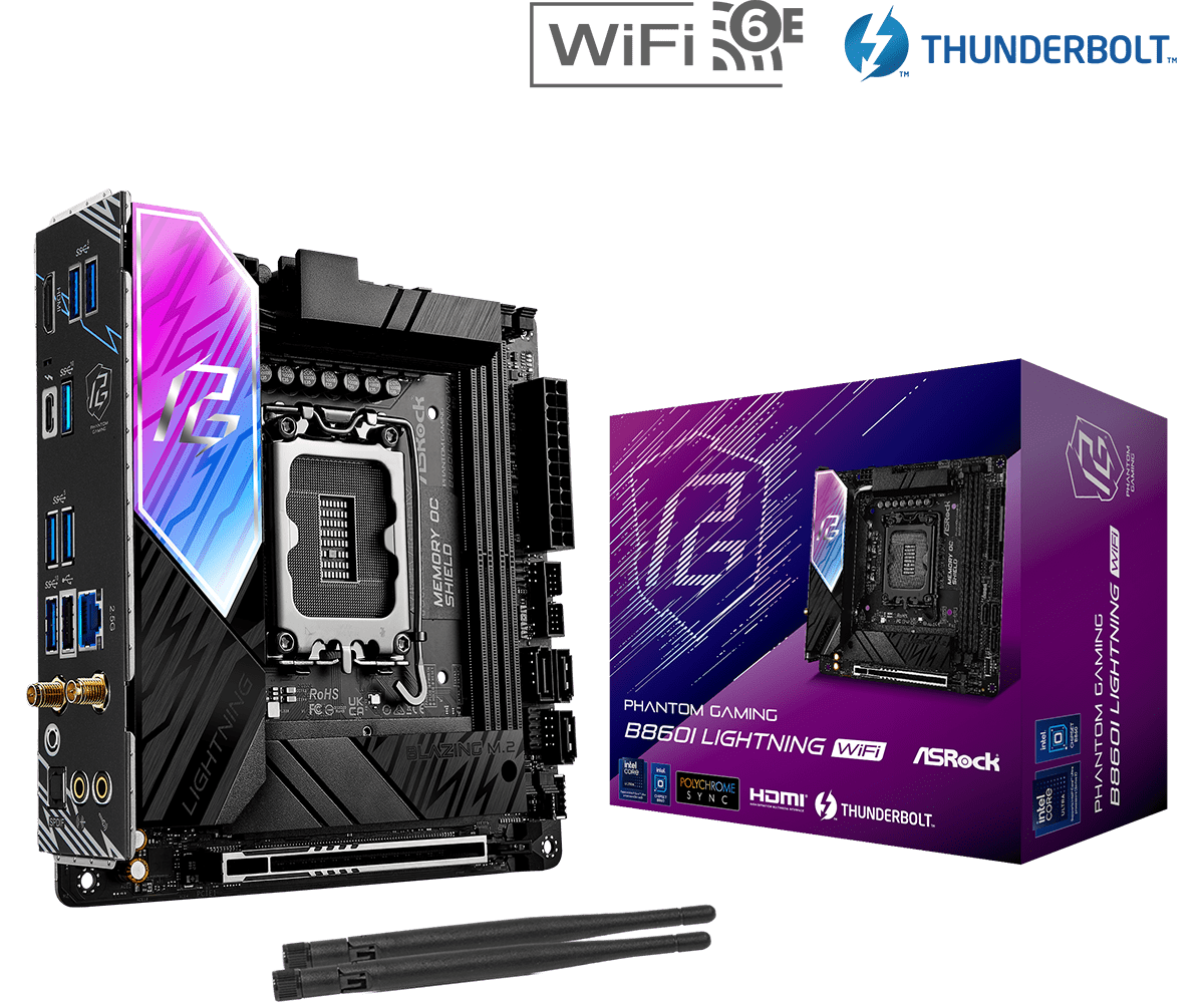 ASRock B860I Lightning WiFiのメーカー掲載画像