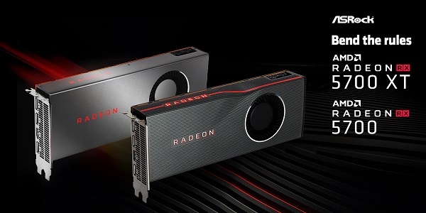 ASRock Launches Radeon RX 5700 series Graphics Cards Performance Advanced for Gaming by AMD 2<sup>nd</sup> Generation 7nm Gaming GPU