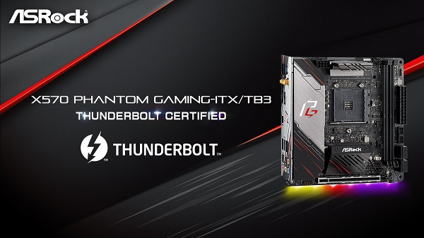 The First Thunderbolt Certified AMD Motherboard - ASRock X570 Phantom Gaming-ITX/TB3