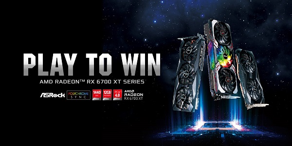 ASRock Launches AMD Radeon™ RX 6700 XT Series Graphics Cards<br>Level Up Your 1440p Gaming Experience