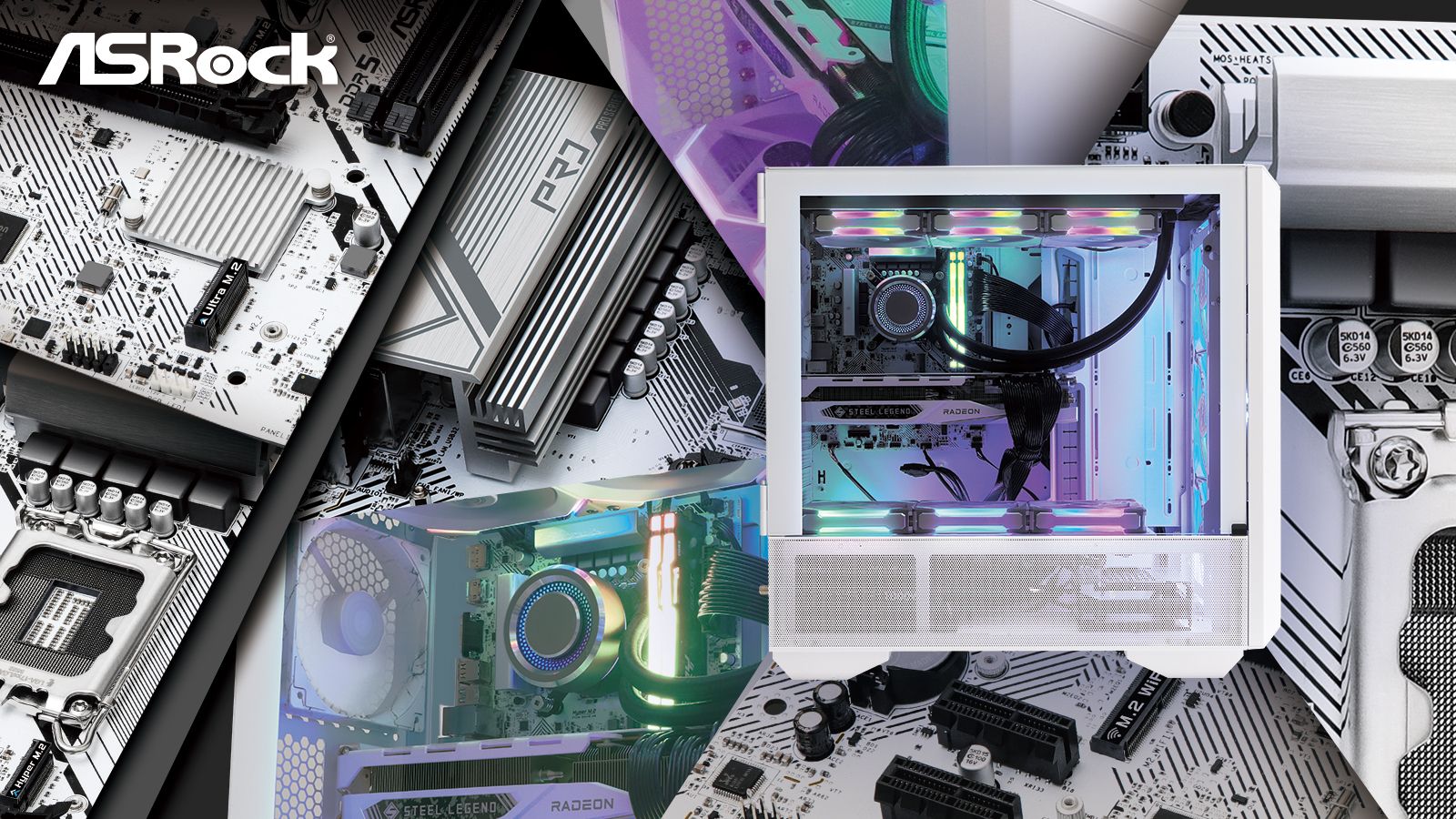 ¡Un estilo all-white y la magia de la nieve! ASRock lanza unas placas base completamente blancas