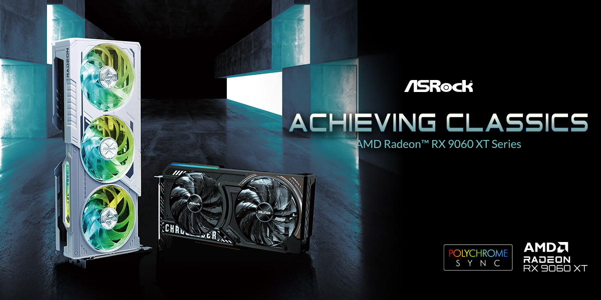 ASRock Reveals AMD Radeon™ RX 9060 XT Series Graphics Cards