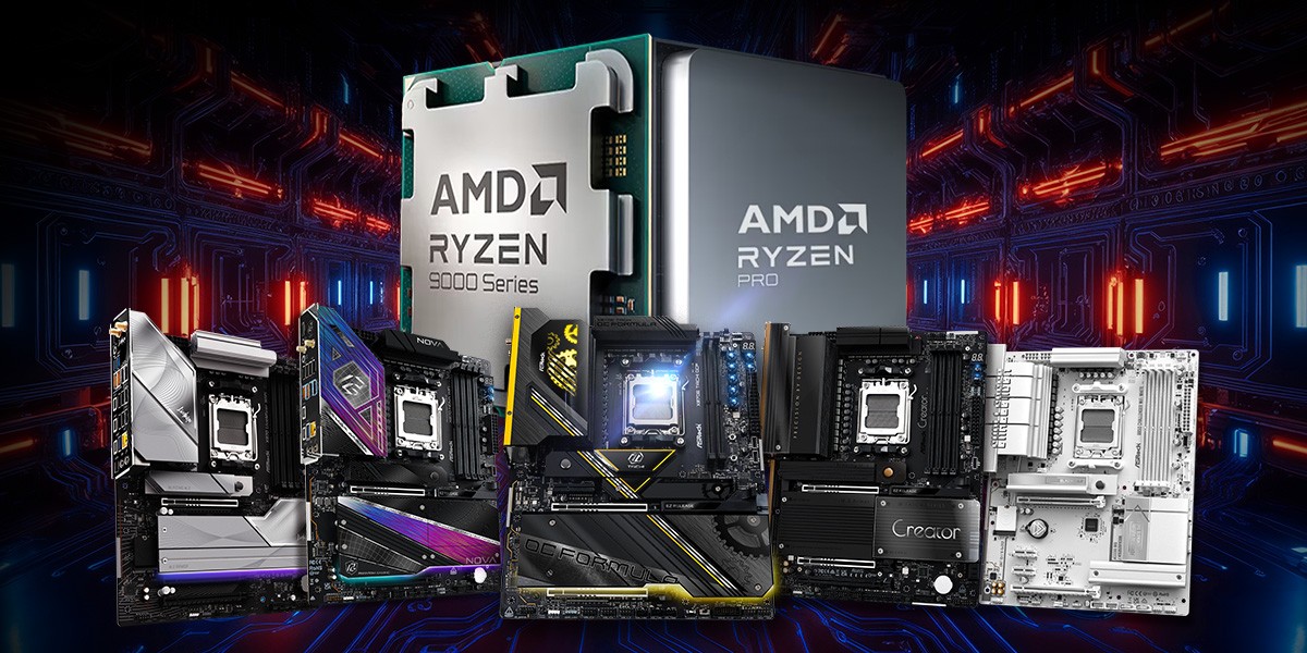 ASRock AM5 Motherboards Fully Support the Latest AMD Ryzen™ Processors