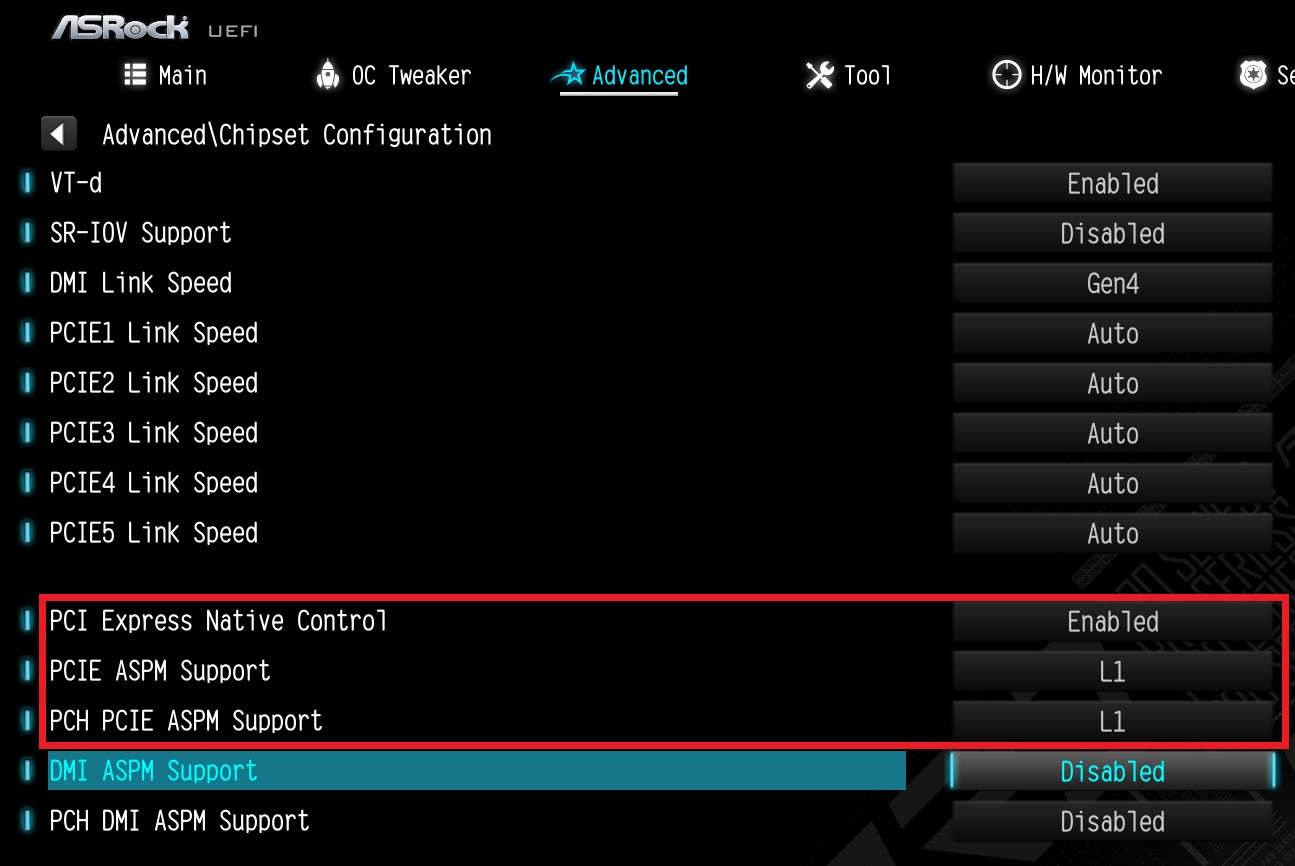 BIOS Setting For ARC GPU Power Saving