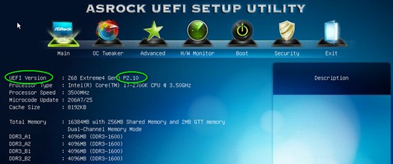 press [F2] or [Delete] when ASRock boot logo showing up